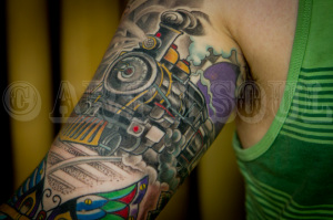 Steam Locomotive Tattoo