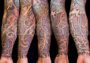 Tamoko Celtic Fusion Forearm Tattoo